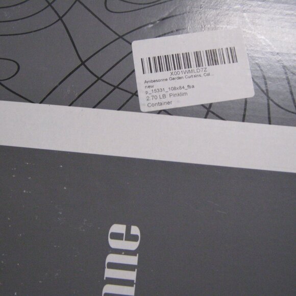 NWT Ambesonne Curtains Christmas at Butchart Gardens 108 x 84 - Picture 3 of 6